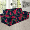 Rose Pattern Print Design A04 Sofa Slipcover