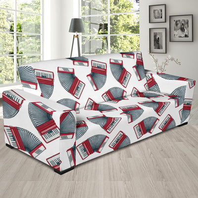 Accordion Pattern Print Design 03 Sofa Slipcover