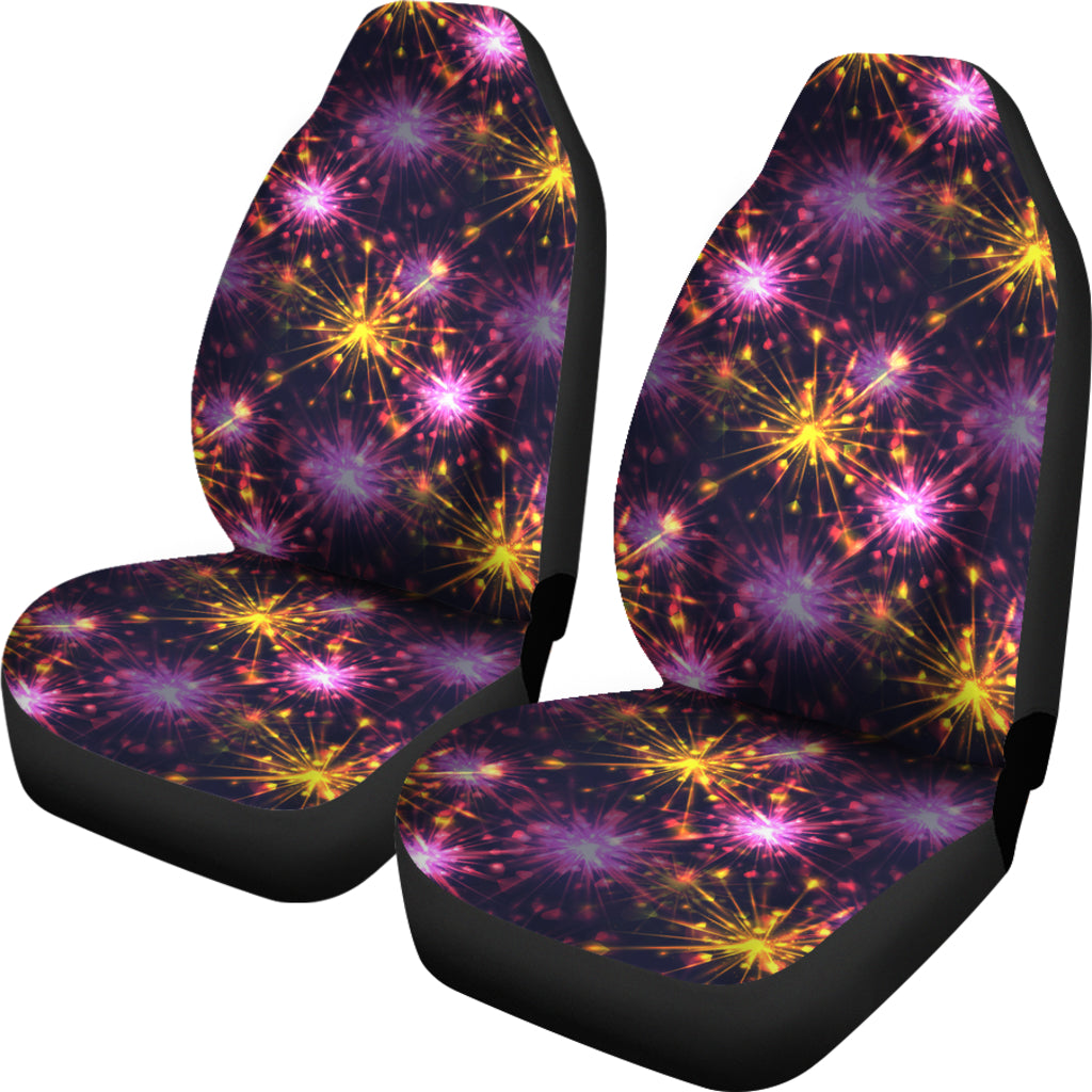 Firework Print Design LKS303 Car Seat Covers