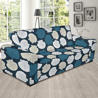 Seashell Print Design LKS3013 Sofa Slipcover