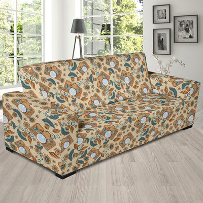 Camera Pattern Print Design 05 Sofa Slipcover