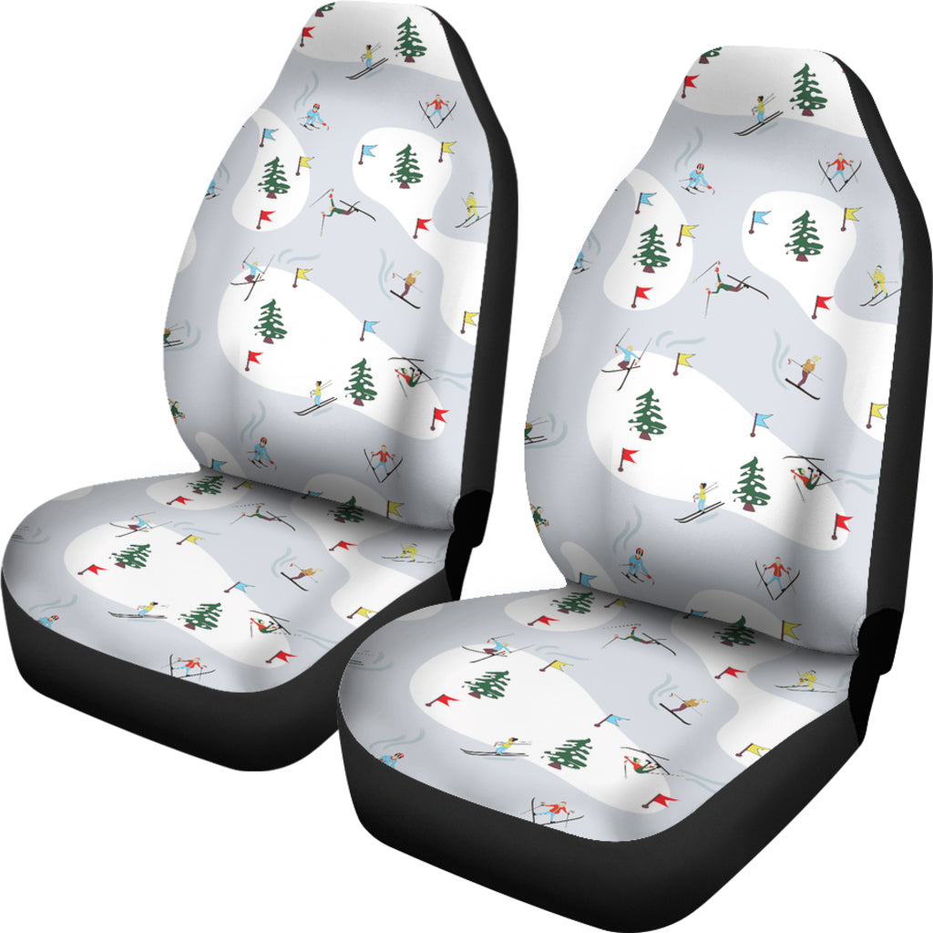 Ski Print Design LKS305 Car Seat Covers