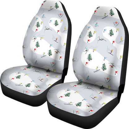 Ski Print Design LKS305 Car Seat Covers