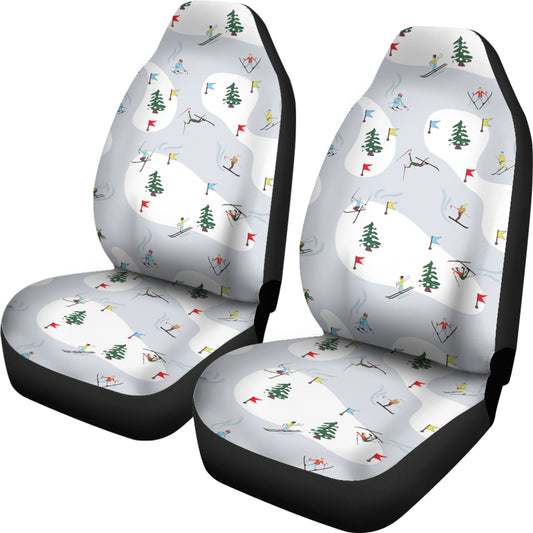 Ski Print Design LKS305 Car Seat Covers