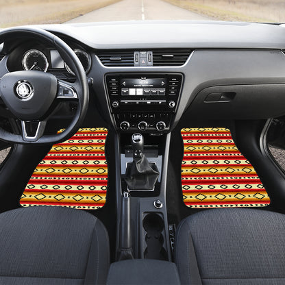 Serape Themed Car Floor Mats Front Back