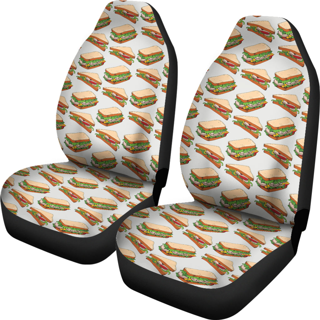 Sandwich Print Design LKS302 Car Seat Covers