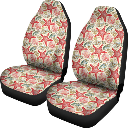 Seashell Print Design LKS301 Car Seat Covers