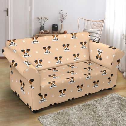 Russell Terriers Print Design LKS3011 Loveseat Couch Slipcover