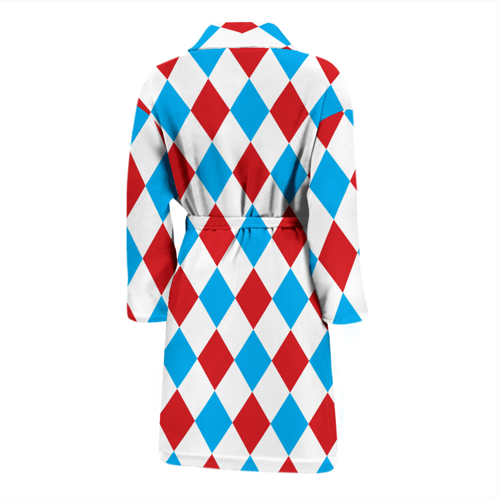 Harlequin Print Design LKS402 Men Bathrobe