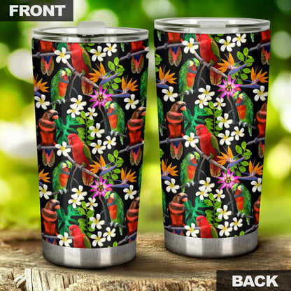 Parrot Design Print Tumbler