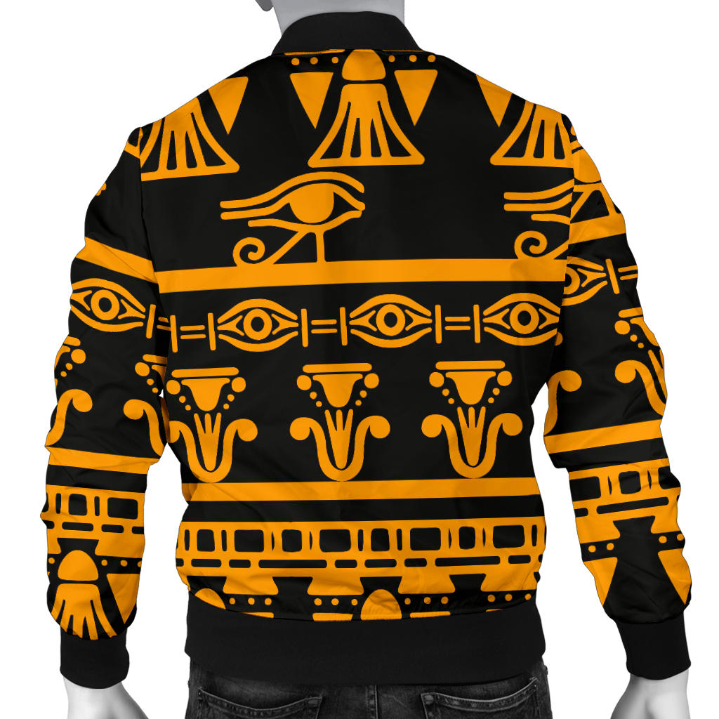 Eye of Horus Tribal Egypt Pattern Men Bomber Jacket