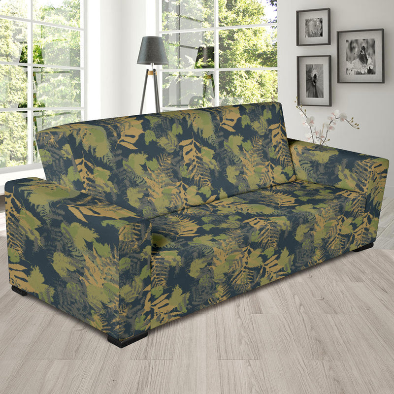 Camouflage Tropical Pattern Print Design 04 Sofa Slipcover