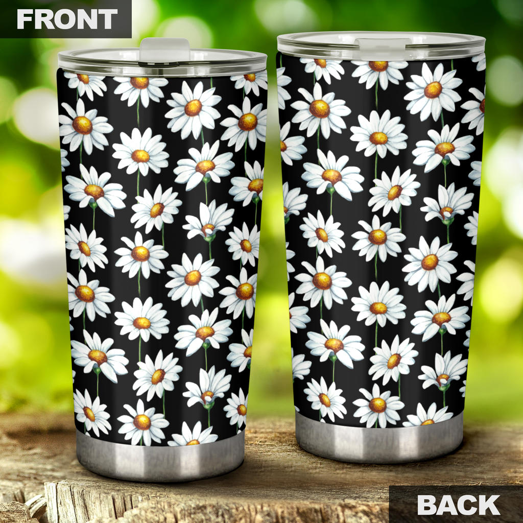 Daisy Print Pattern Tumbler