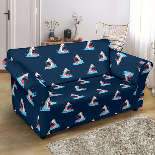Shark Print Design LKS3010 Loveseat Couch Slipcover