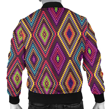 Southwestern Print  Men Bomber Jacket