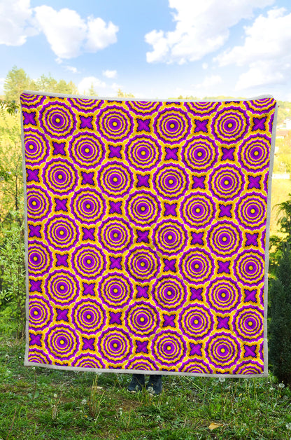 Optical illusion Expansion Quilt Bedspread