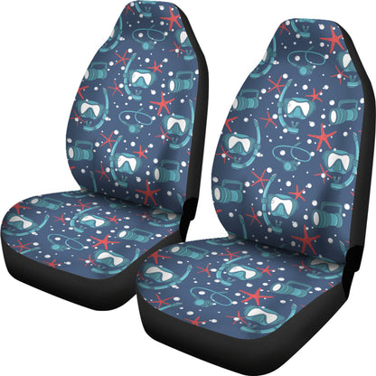 Scuba Equipment Print Design LKS302 Car Seat Covers