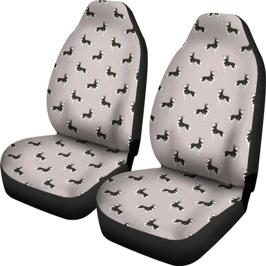 Siberian Huskies Print Design LKS301 Car Seat Covers