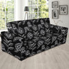 Camellia Pattern Print Design 02 Sofa Slipcover