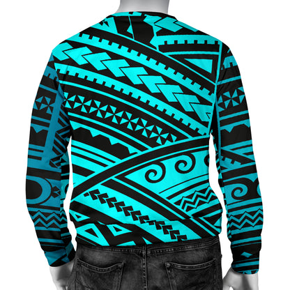 Polynesian Tribal Men Long Sleeve Sweatshirt