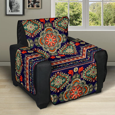 Ethnic Geometric Print Pattern Recliner Cover Protector