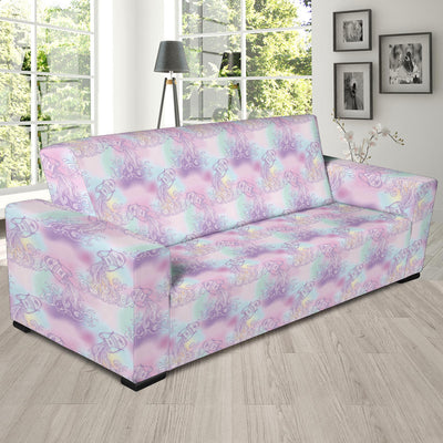 Aquarius Zodiac Pattern Print Design 01 Sofa Slipcover