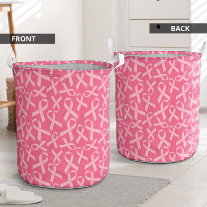 Breast Cancer Awareness Themed Laundry Basket