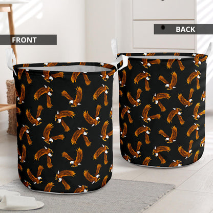 Eagles Print Pattern Laundry Basket