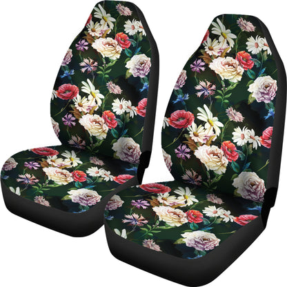 Summer Floral Print Design LKS303 Car Seat Covers