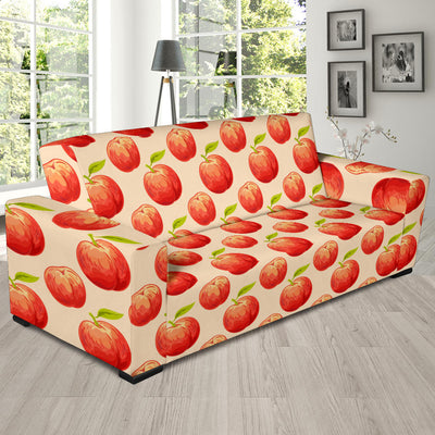 Peach Pattern Print Design A03 Sofa Slipcover