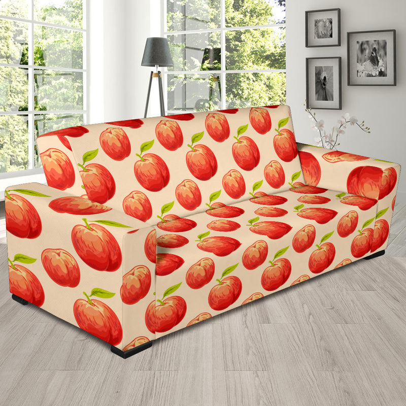 Peach Pattern Print Design A03 Sofa Slipcover