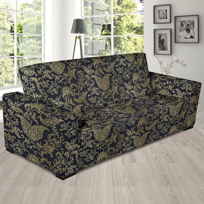 Brocade Pattern Print Design 04 Sofa Slipcover