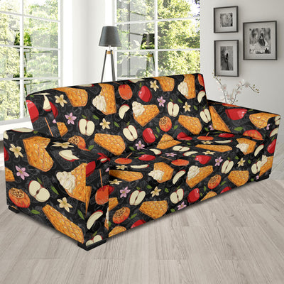 Apple Pie Pattern Print Design 01 Sofa Slipcover