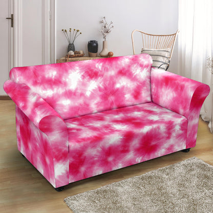 Tie Dye Pink Print Design LKS304 Loveseat Couch Slipcover