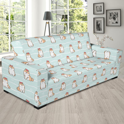 Shiba Inu Print Design LKS3011 Sofa Slipcover