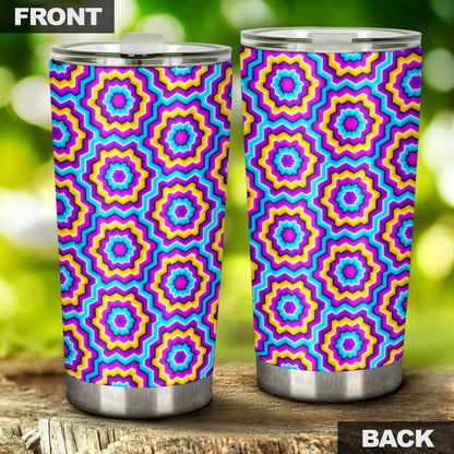 Optical illusion Techno Movement Tumbler