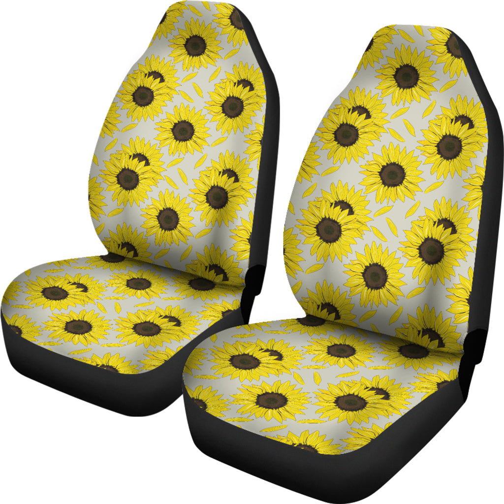 Sunflower Print Design LKS309 Car Seat Covers