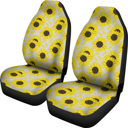 Sunflower Print Design LKS309 Car Seat Covers
