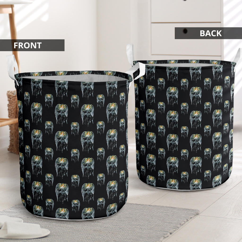 Angel with Wings Cute Design Print Laundry Basket