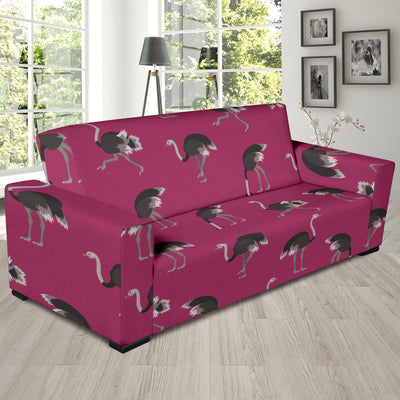 Emu Pattern Print Design 02 Sofa Slipcover