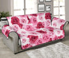 Pink Red Rose Pattern Print Sofa Cover Protector