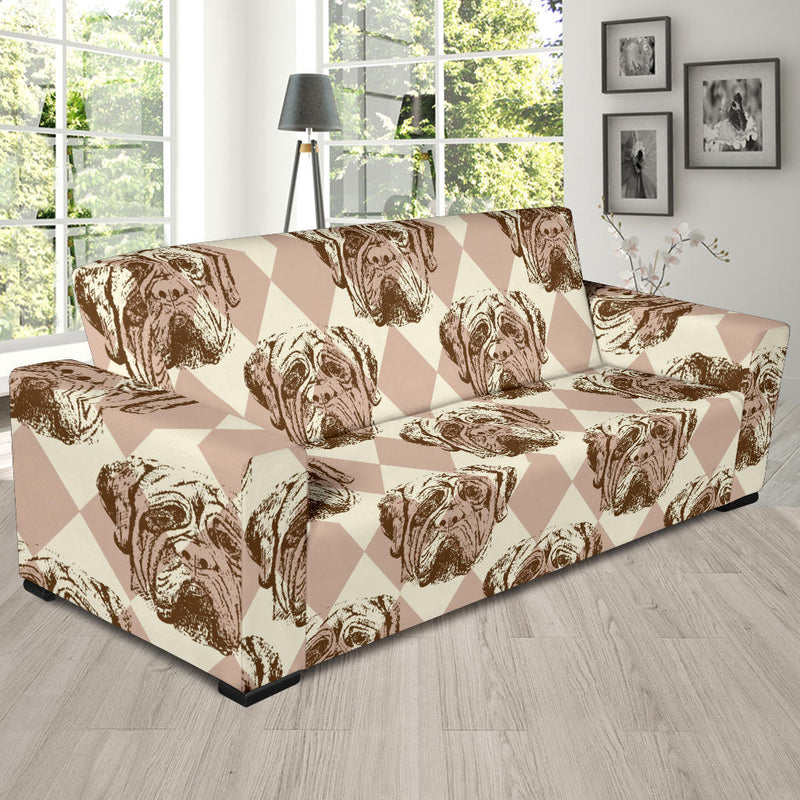 Mastiffs Pattern Print Design 01 Sofa Slipcover