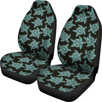 Sea Turtle Print Design LKS302 Car Seat Covers