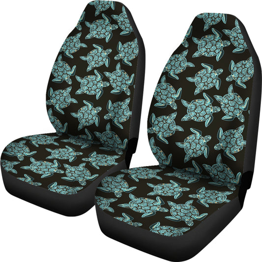 Sea Turtle Print Design LKS302 Car Seat Covers