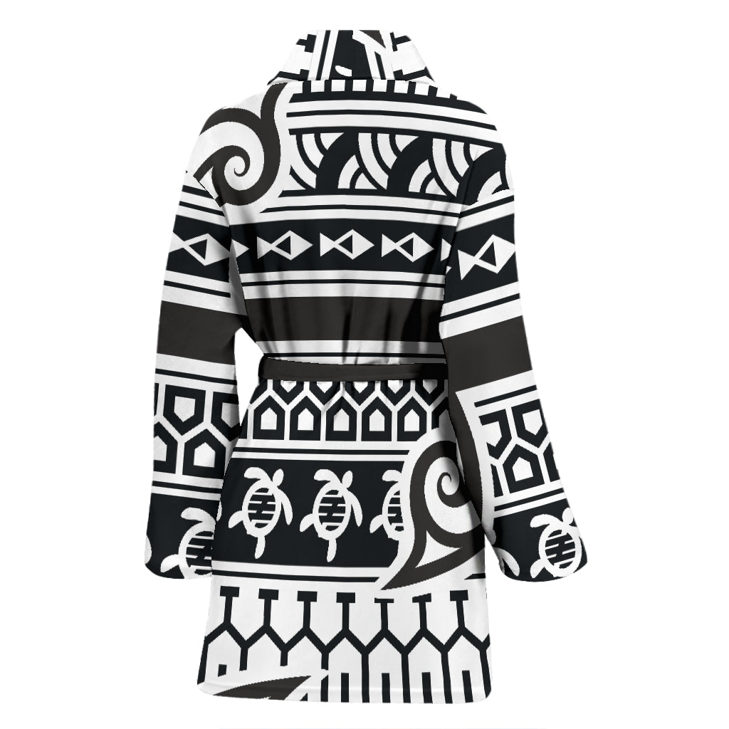 Samoan Style Print Design LKS305 Women Bathrobe