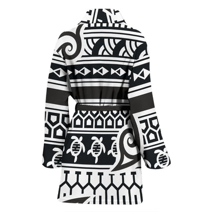 Samoan Style Print Design LKS305 Women Bathrobe