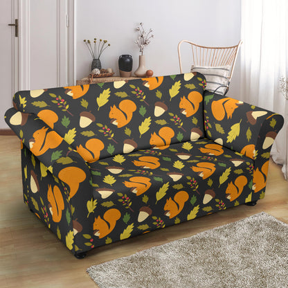 Squirrel Print Design LKS301 Loveseat Couch Slipcover