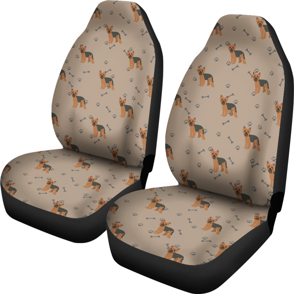 Yorkshire Terriers Print Design LKS305 Car Seat Covers