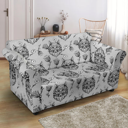 Tribal Pattern Print Design LKS306 Loveseat Couch Slipcover
