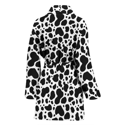 Cow Skin Pattern Print Design 04 Women Bathrobe